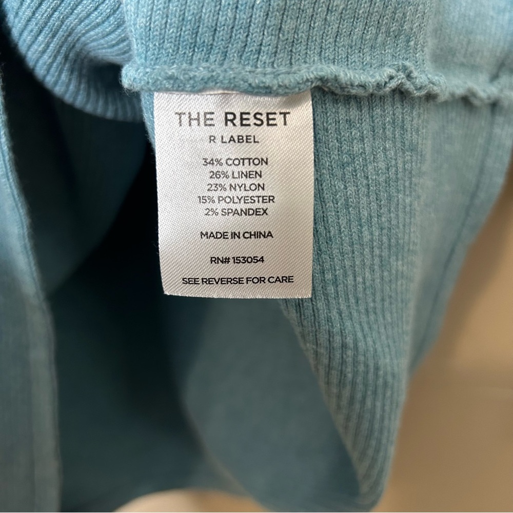 The Reset R Label Ribbed pullover sweater - Picture 4 of 6